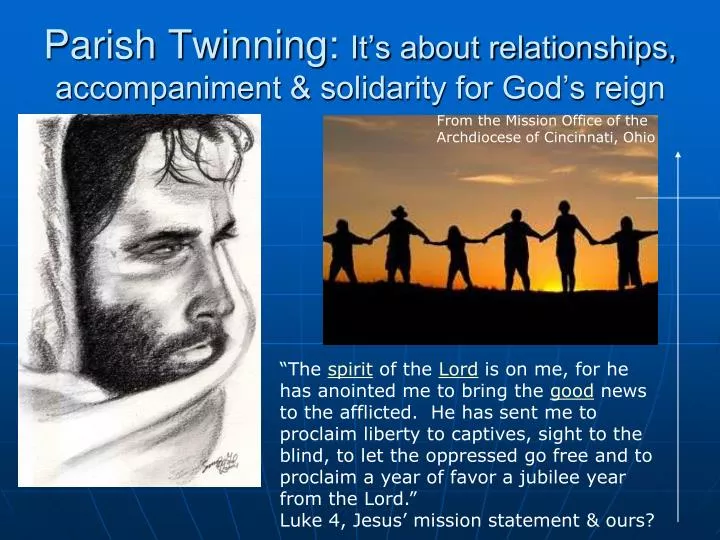 parish twinning it s about relationships accompaniment solidarity for god s reign