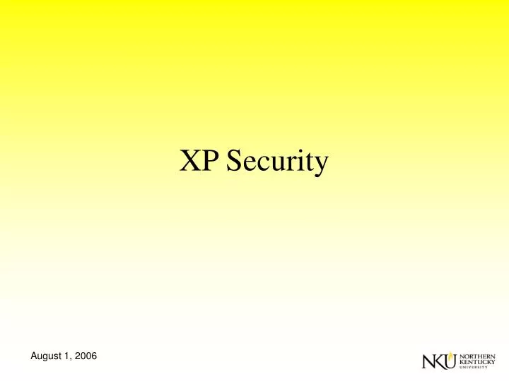 xp security