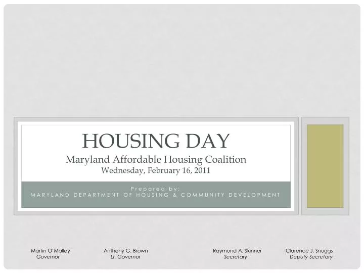 housing day maryland affordable housing coalition wednesday february 16 2011