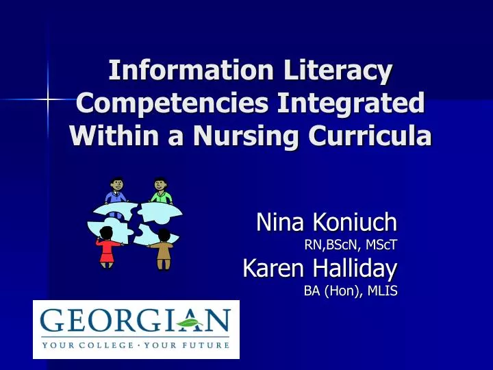 information literacy competencies integrated within a nursing curricula