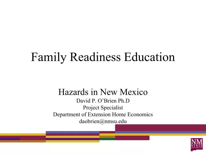 family readiness education