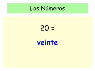 los n meros