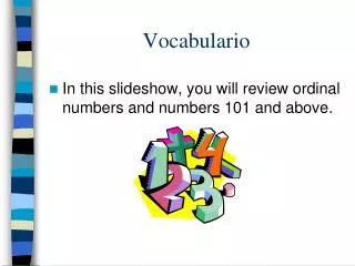 vocabulario