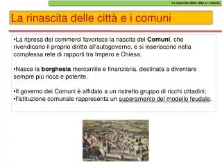 PPT - LA RINASCITA ECONOMICA DELL’ANNO MILLE PowerPoint Presentation ...