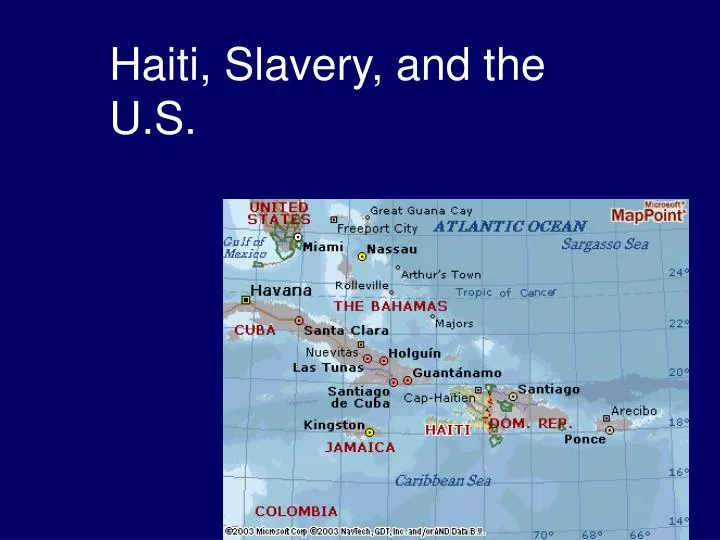 haiti slavery and the u s