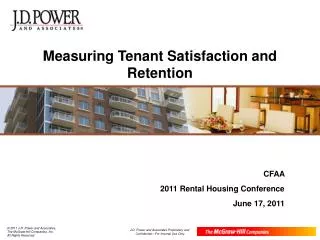 Measuring Tenant Satisfaction and Retention