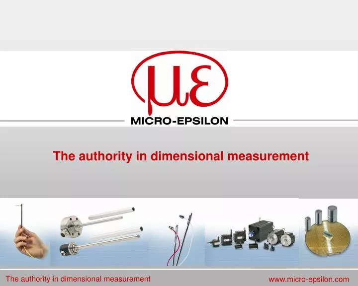 the authority in dimensional measurement