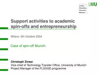 Case of spin-off Munich