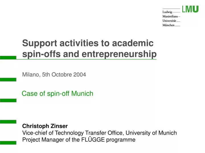 case of spin off munich