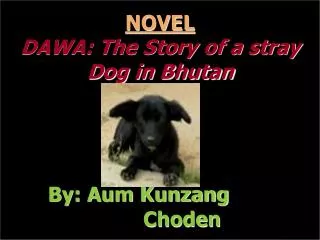 NOVEL DAWA: The Story of a stray Dog in Bhutan By: Aum Kunzang 	 		 Choden