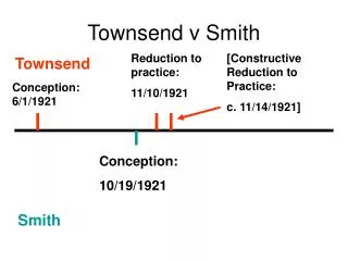 Townsend v Smith