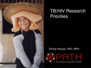 TB/HIV Research Priorities