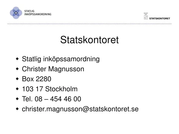 statskontoret