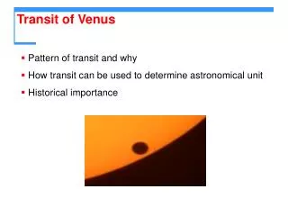 Transit of Venus