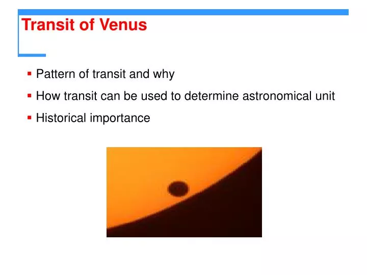 transit of venus