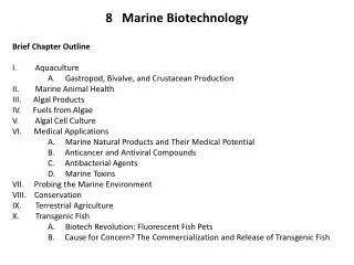 8 marine biotechnology