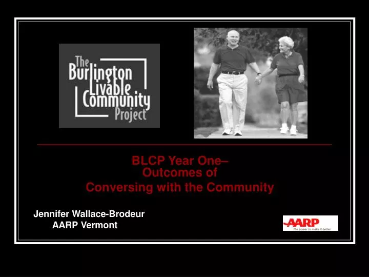 blcp year one outcomes of conversing with the community
