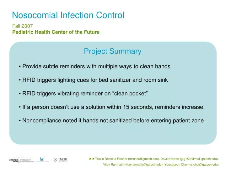 nosocomial infection control