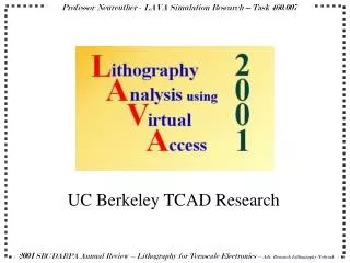 UC Berkeley TCAD Research
