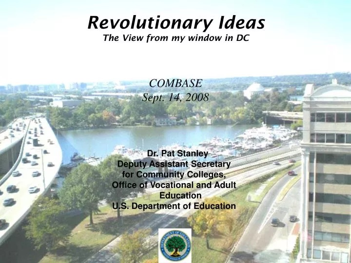 revolutionary ideas the view from my window in dc combase sept 14 2008