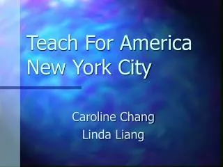 Teach For America New York City
