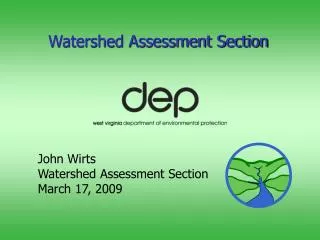 Watershed Assessment Section