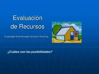 evaluaci n de recursos