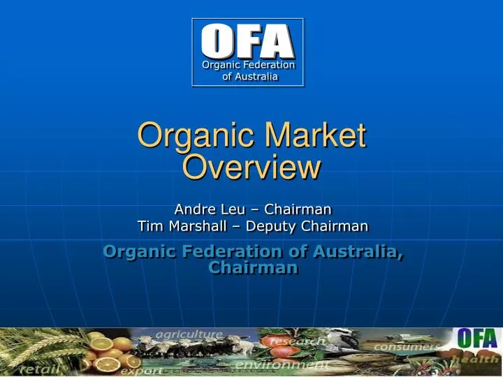 organic market overview