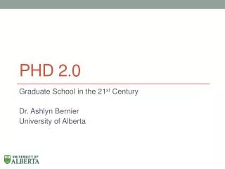 PhD 2.0