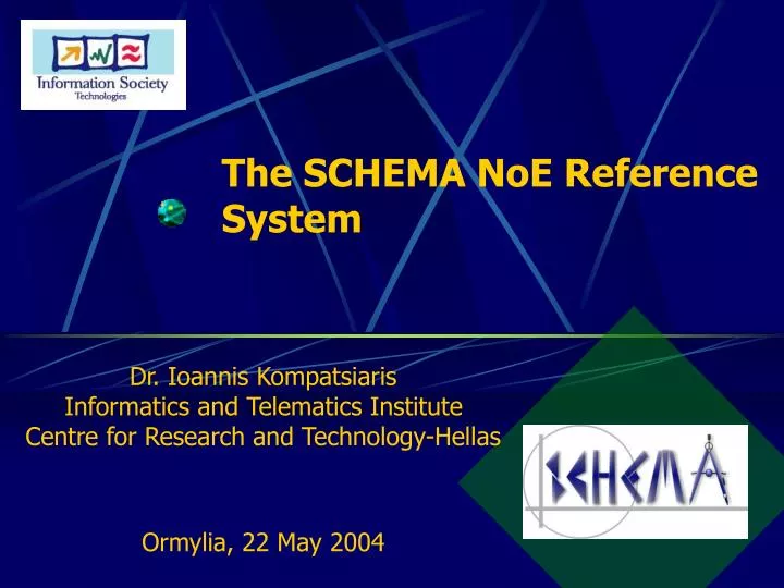 the schema noe reference system
