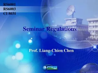 Prof. Liang- Chien Chen