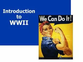 Introduction to WWII
