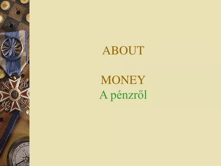 about money a p nzr l
