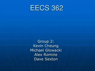 EECS 362
