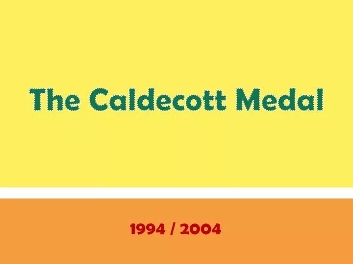 the caldecott medal