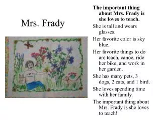 Mrs. Frady