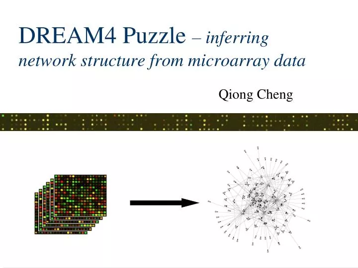 dream4 puzzle inferring network structure from microarray data