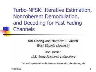 Turbo-NFSK: Iterative Estimation, Noncoherent Demodulation, and Decoding for Fast Fading Channels
