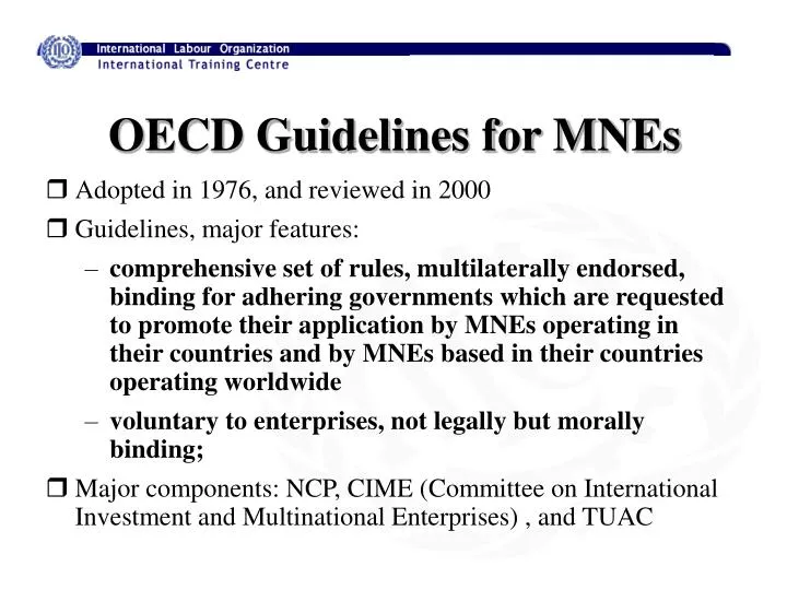 oecd guidelines for mnes