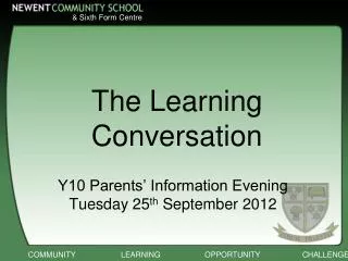 The Learning Conversation