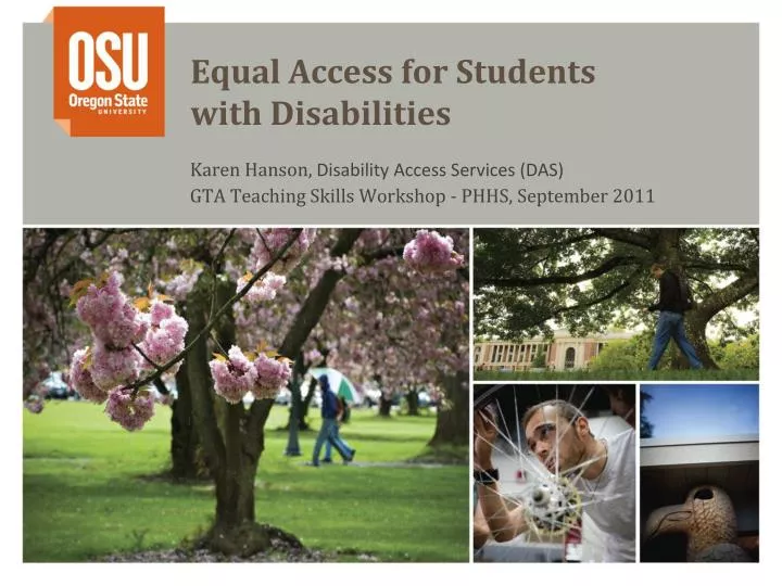 equal access for students with disabilities