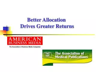 Better Allocation Drives Greater Returns