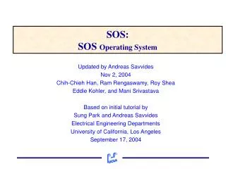 SOS: SOS Operating System
