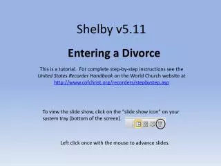 Shelby v5.11