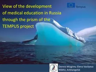 View of the development of medical education in Russia through the prism of the TEMPUS project