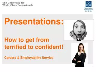 Presentations: How to get from terrified to confident! Careers &amp; Employability Service