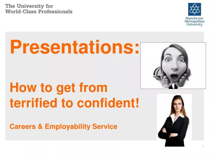 presentations how to get from terrified to confident careers employability service