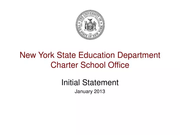 new york state education department charter school office