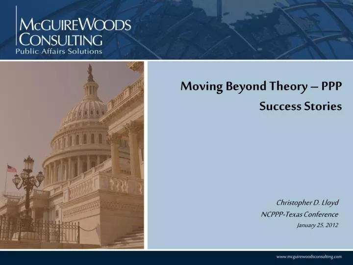 moving beyond theory ppp success stories