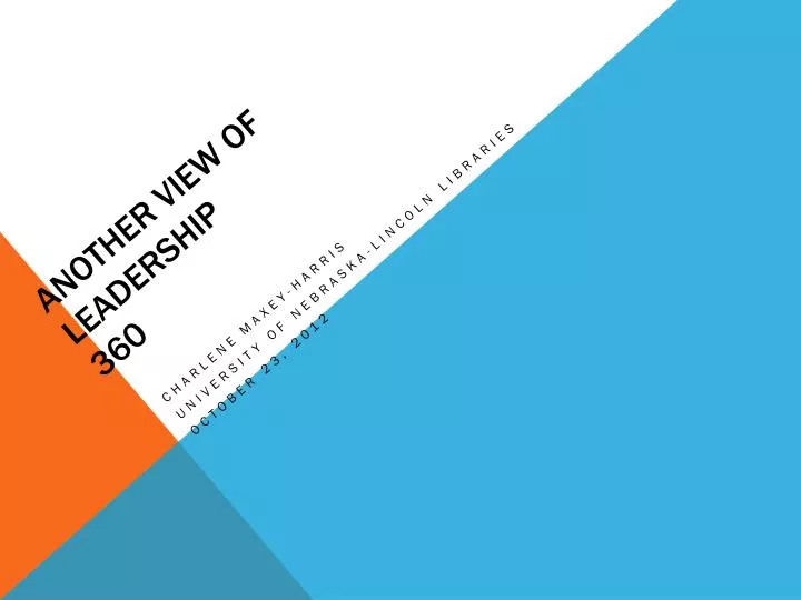 another view of leadership 360